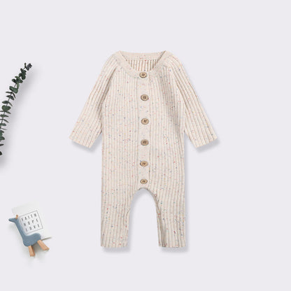 Knitted newborn jumpsuit