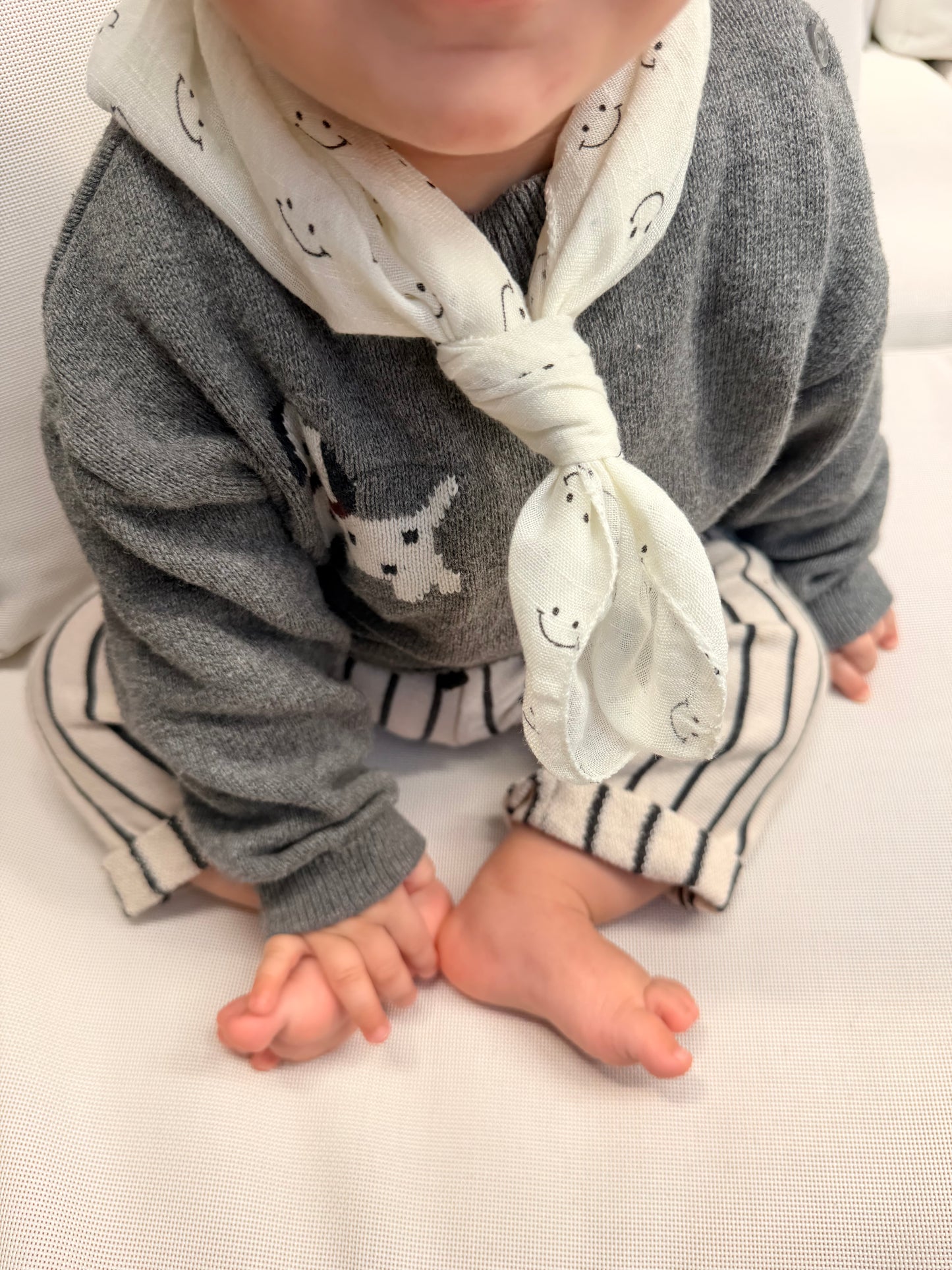 Baby & Kids Sjaal – Smiley Print – Bandana Model