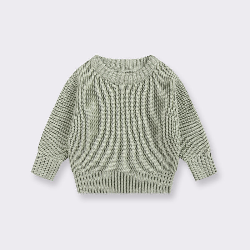 Baby Strickpullover in Übergröße | Verschiedene Farben