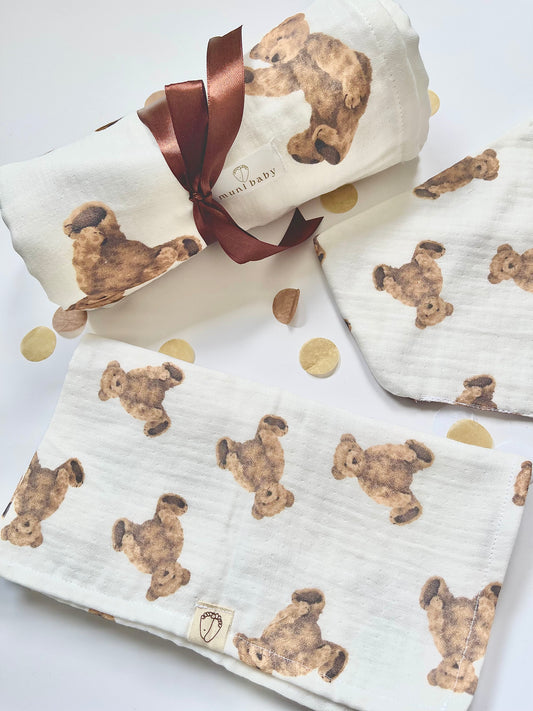 Kraamcadeau Teddybeer | 3-delig