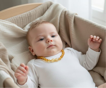 Barnsteen Baby Ketting – Honey – Gecertificeerd & Natuurlijk