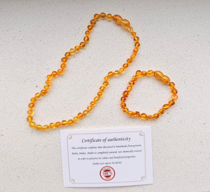 Barnsteen Baby Ketting – Honey – Gecertificeerd & Natuurlijk