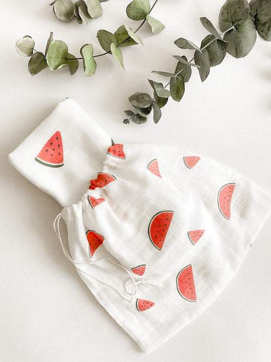 HOPE Watermelon cotton bag | 30x30cm