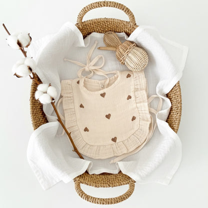 Maysa apron Brown Hearts