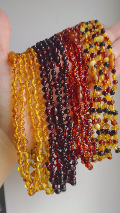 Barnsteen Baby Ketting – Multi Kleur – Gecertificeerd & Natuurlijk